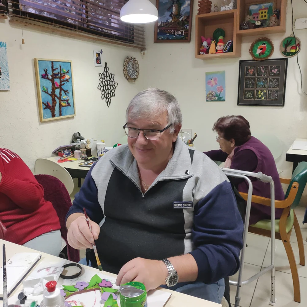 פעילות יצירה ופנאי בבית האבות ירדן לגיל הזהב