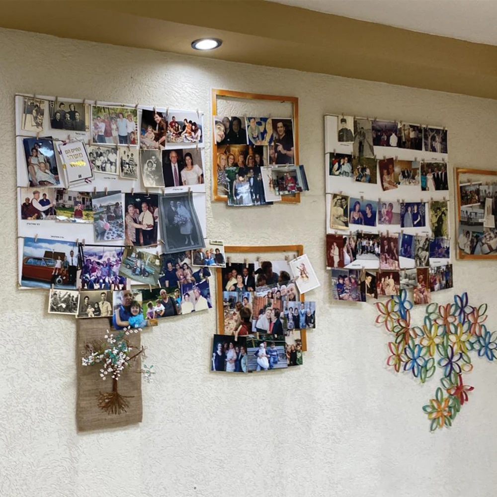 קיר תמונות מאירועים של בית האבות ירדן לגיל הזהב